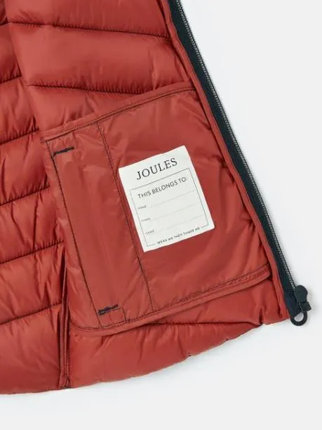 Gilets Boys Joules Navy Blue Showerproof Quilted Gilet