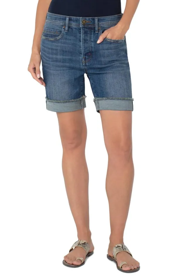 GIRLFRIEND BOYFRIEND Women Liverpool Los Angeles THE KEEPER SHORT WITH FRAY CUFF Lumis GIRLFRIEND BOYFRIEND Women Liverpool Los Angeles THE KEEPER SHORT WITH FRAY CUFF Lumis