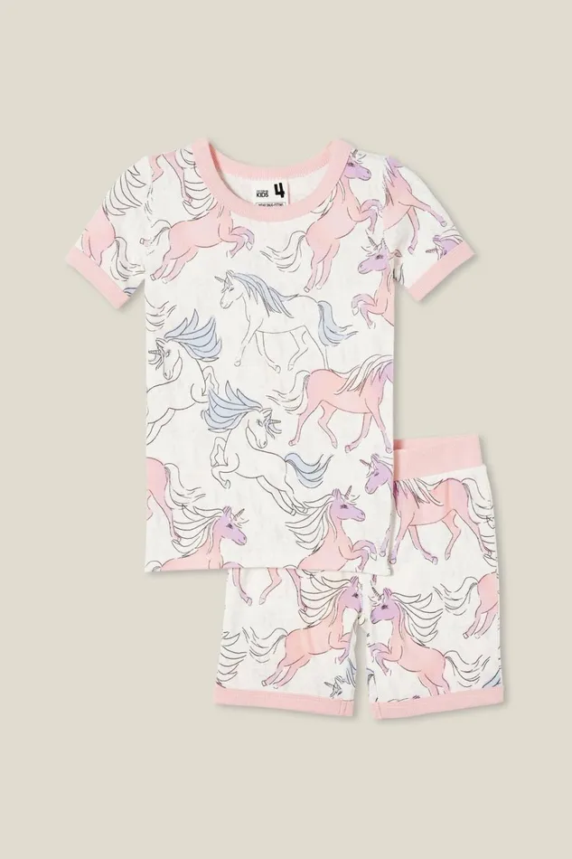 GirlsBoys Sleepwear Cotton On Harlow Super Soft Short Sleeve Pyjama Set Vanillabreezy Unicorn GirlsBoys Sleepwear Cotton On Harlow Super Soft Short Sleeve Pyjama Set Vanillabreezy Unicorn