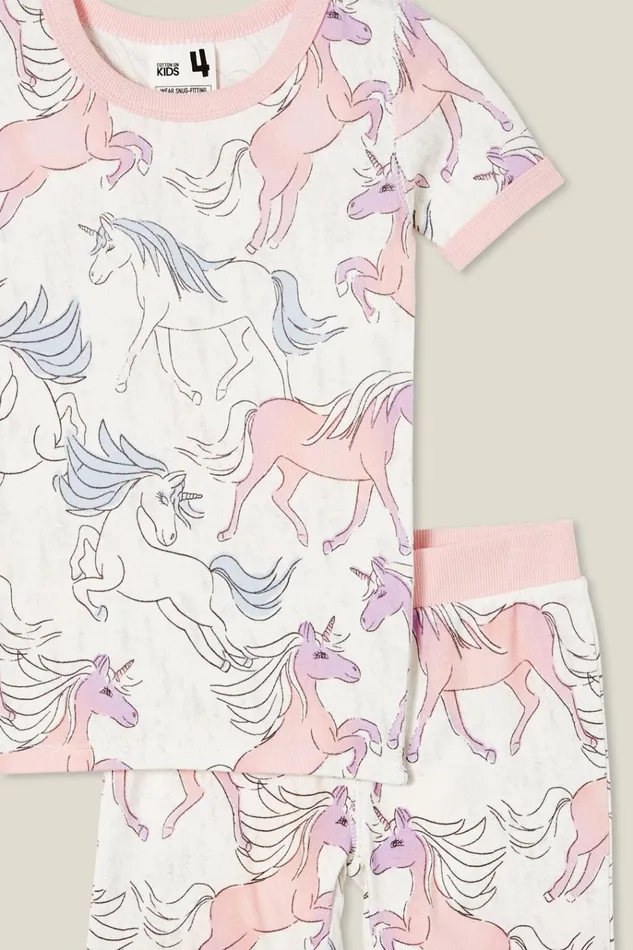 GirlsBoys Sleepwear Cotton On Harlow Super Soft Short Sleeve Pyjama Set Vanillabreezy Unicorn GirlsBoys Sleepwear Cotton On Harlow Super Soft Short Sleeve Pyjama Set Vanillabreezy Unicorn