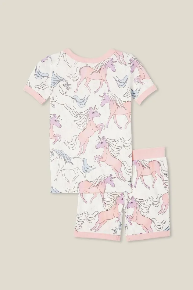 GirlsBoys Sleepwear Cotton On Harlow Super Soft Short Sleeve Pyjama Set Vanillabreezy Unicorn GirlsBoys Sleepwear Cotton On Harlow Super Soft Short Sleeve Pyjama Set Vanillabreezy Unicorn