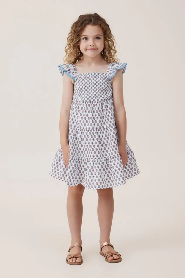 Girls Dresses Cotton On Amy Tiered Dress Vanillaperry Paisley