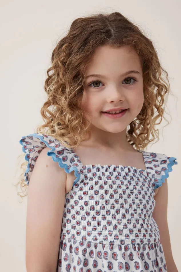 Girls Dresses Cotton On Amy Tiered Dress Vanillaperry Paisley