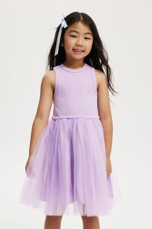 Girls Dresses Cotton On Nova Dress Up Dress Lilac Drop
