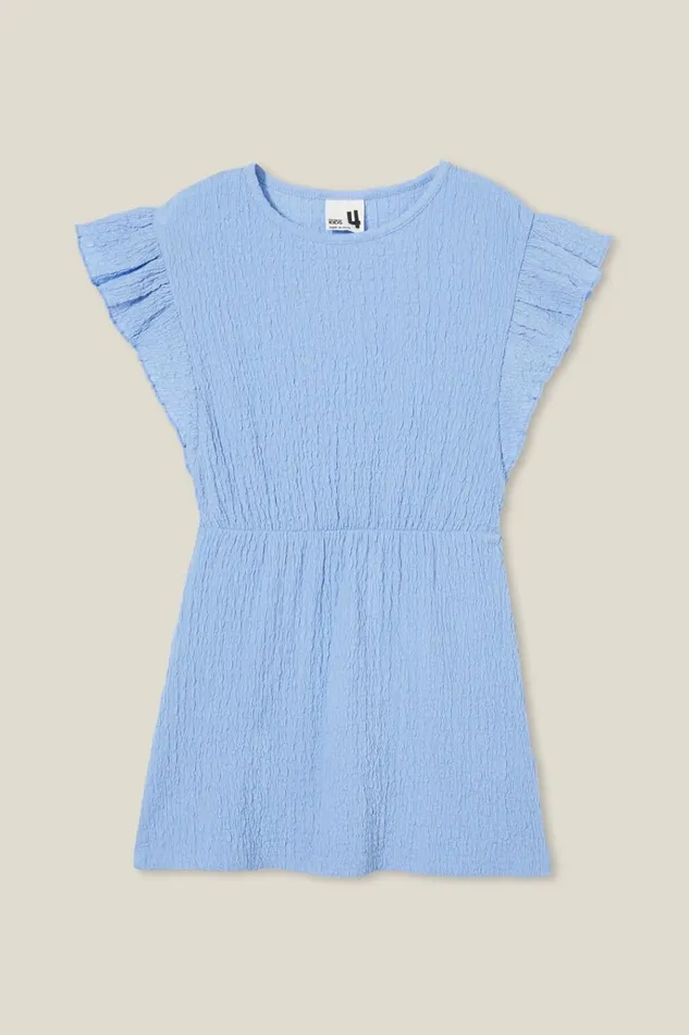 Girls Dresses Cotton On Sonia Short Sleeve Dress Dusk Blue