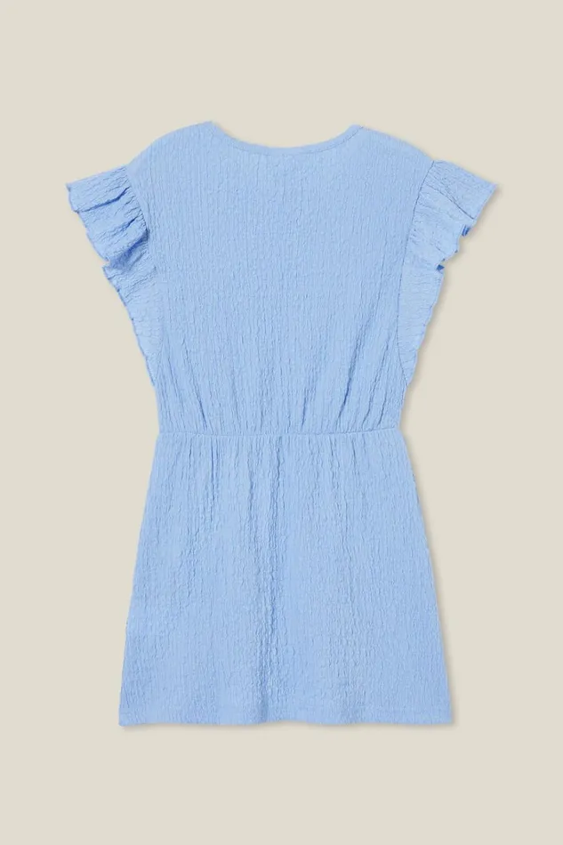 Girls Dresses Cotton On Sonia Short Sleeve Dress Dusk Blue Girls Dresses Cotton On Sonia Short Sleeve Dress Dusk Blue