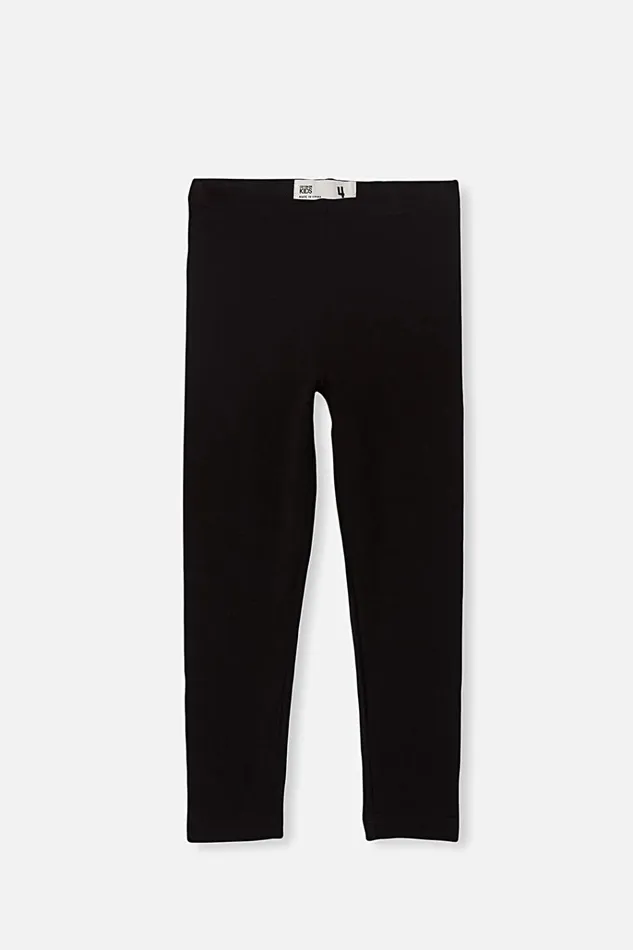 Girls Leggings Pants and Jeans Cotton On Huggie Tights Black