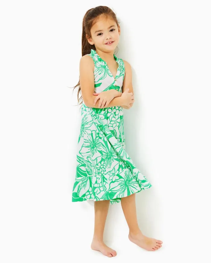 Girls Lilly Pulitzer Girls Dresses and Rompers Girls Mini Malone Maxi Dress Las Olas Aqua Strong Current Sea Girls Lilly Pulitzer Girls Dresses and Rompers Girls Mini Malone Maxi Dress Las Olas Aqua Strong Current Sea