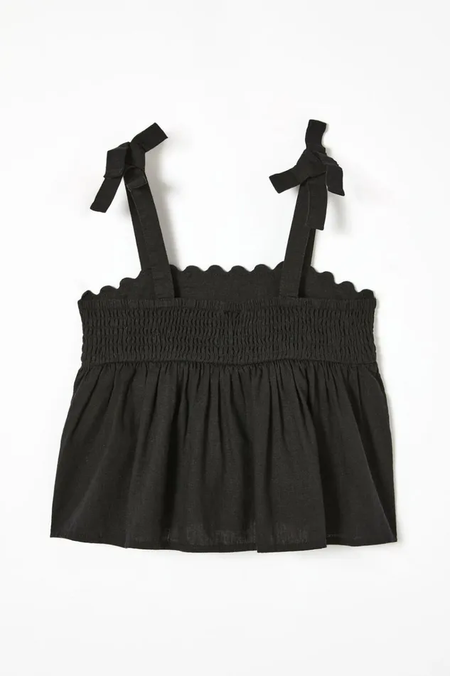 Girls Tops and TShirts Cotton On Havana Sleeveless Top Black