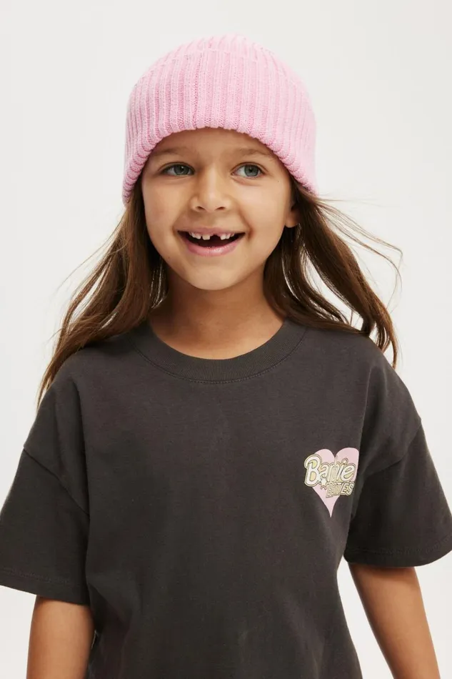 Girls Tops and TShirts Cotton On License Drop Shoulder Short Sleeve Tee Lcn Mat Barbie Bestiesphantom Girls Tops and TShirts Cotton On License Drop Shoulder Short Sleeve Tee Lcn Mat Barbie Bestiesphantom