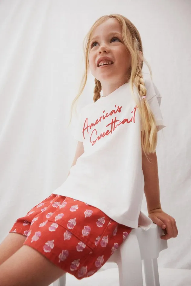 Girls Tops and TShirts Cotton On Poppy Short Sleeve Print Tee Vanillaamercia S Sweet Heart Girls Tops and TShirts Cotton On Poppy Short Sleeve Print Tee Vanillaamercia S Sweet Heart