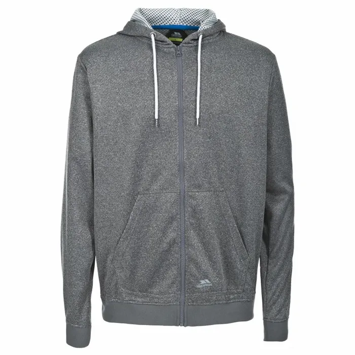 Goodman Fleece Hoodie Smoke Marl Men Trespass Fleeces