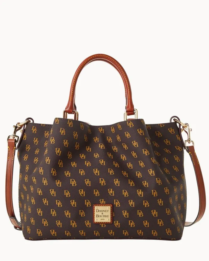 Gretta Brenna Brown Tmoro Women Dooney and Bourke Satchels