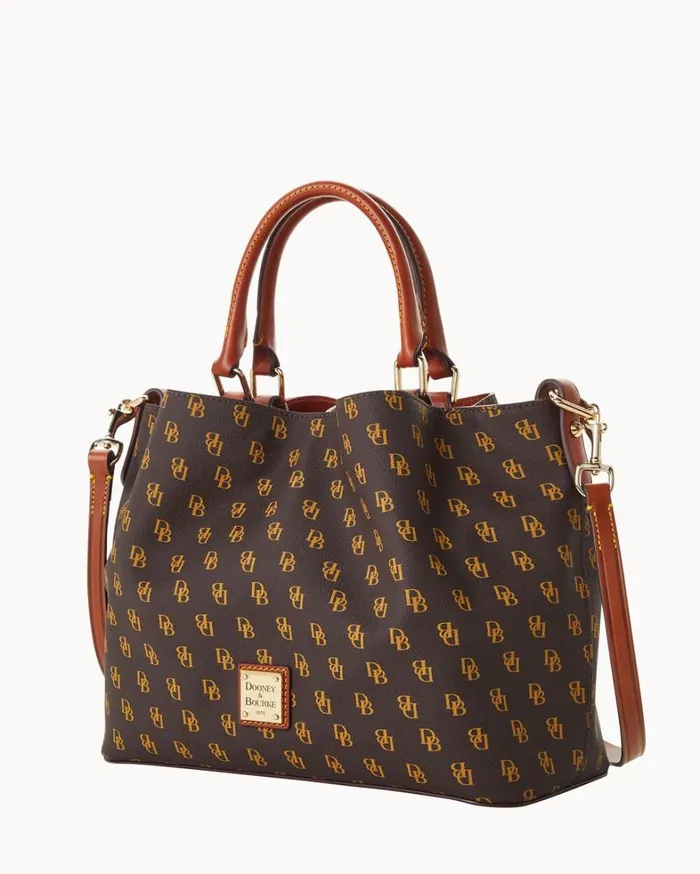 Gretta Brenna Brown Tmoro Women Dooney and Bourke Satchels Gretta Brenna Brown Tmoro Women Dooney and Bourke Satchels