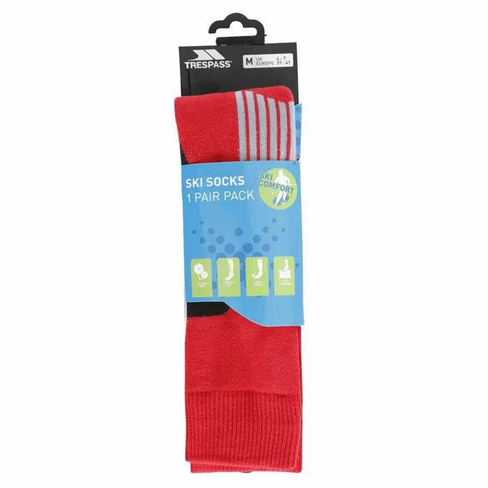 Hack Unisex Tube Socks Red Men Trespass Snow Boots