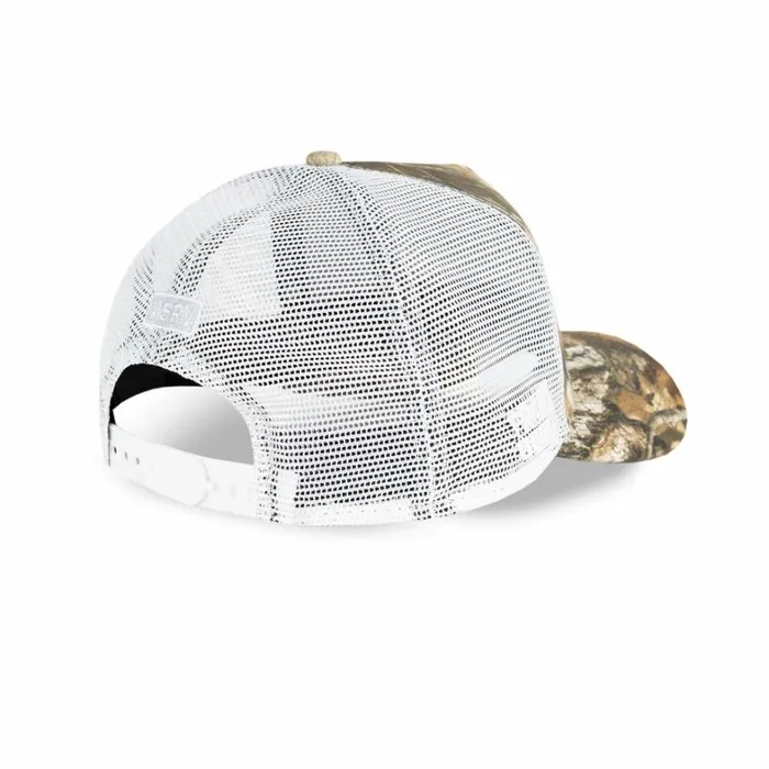 Hats and Headwear Men ASRV New Era 9Forty AFrame Trucker Hat Realtreewhite wings