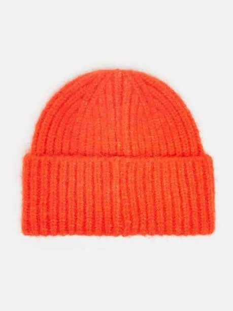 Hats Women Joules Orange Beanie Hat