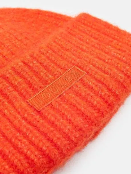 Hats Women Joules Orange Beanie Hat