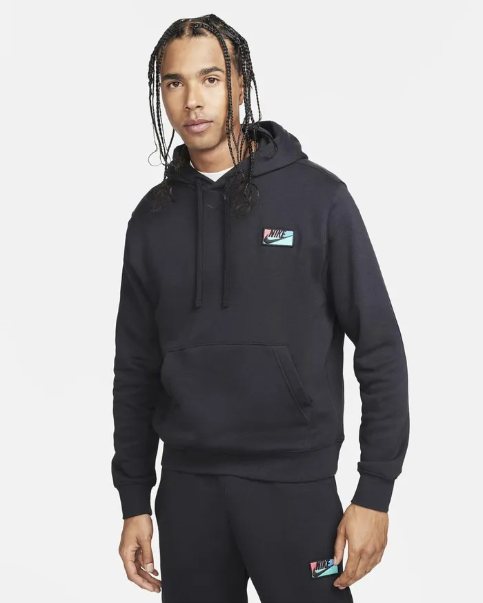 Hoodies And Sweatshirts Men Nike Club Fleece Blackblack
