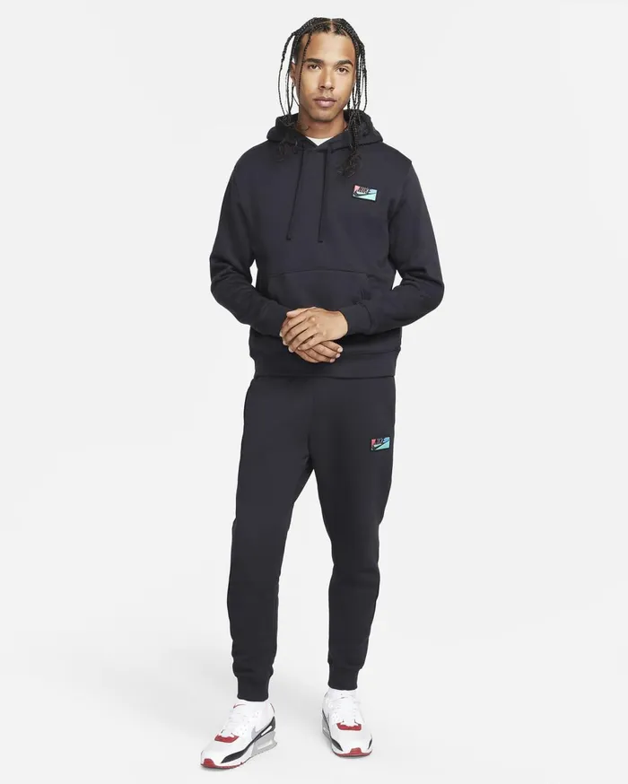 Hoodies And Sweatshirts Men Nike Club Fleece Blackblack