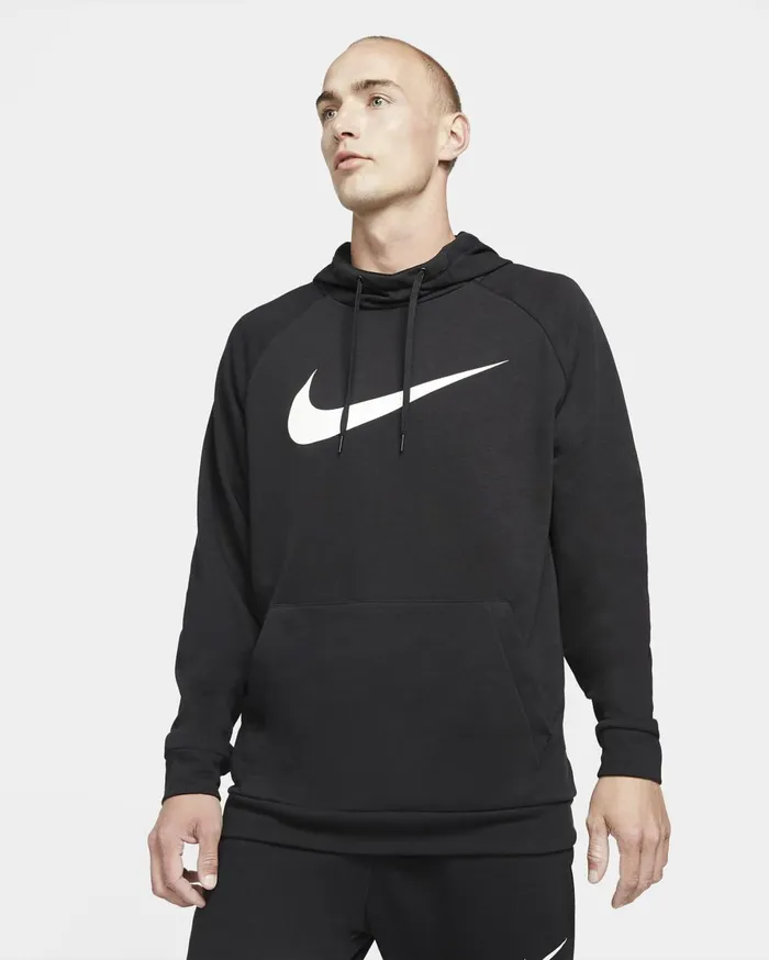 Hoodies And Sweatshirts Men Nike Dry Graphic Blackwhite