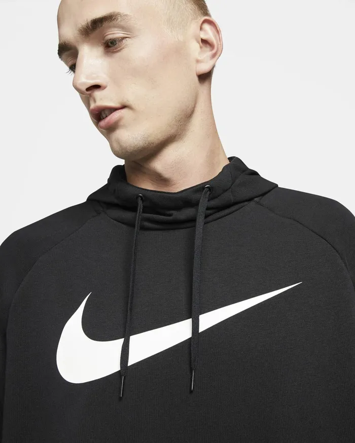 Hoodies And Sweatshirts Men Nike Dry Graphic Blackwhite
