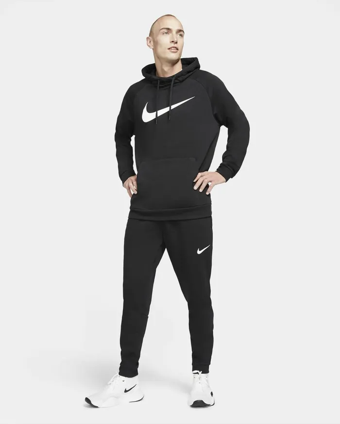 Hoodies And Sweatshirts Men Nike Dry Graphic Blackwhite