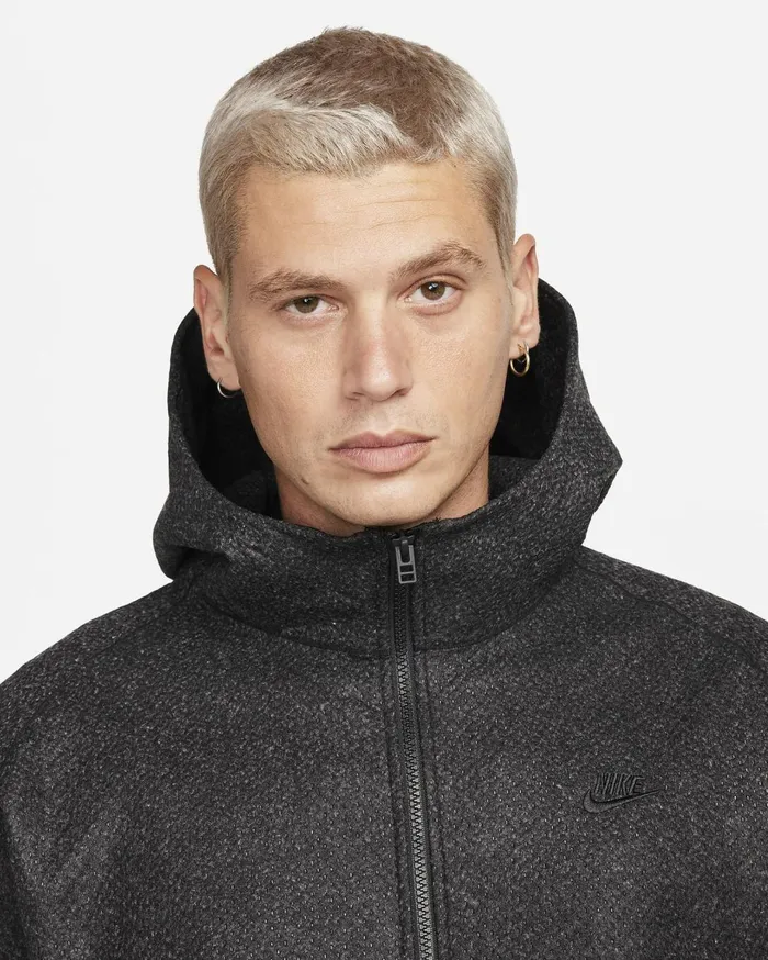 Hoodies And Sweatshirts Men Nike Forward Windrunner Hoodie Anthraciteblackblack