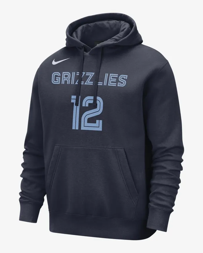 Hoodies And Sweatshirts Men Nike Memphis Grizzlies Club College Navy