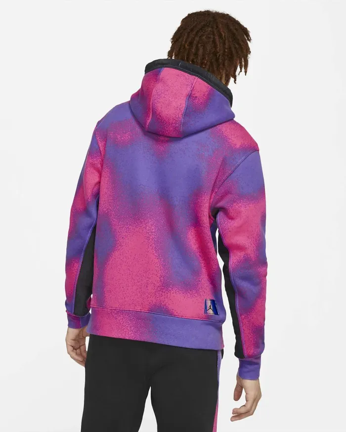 Hoodies And Sweatshirts Men Nike Paris SaintGermain Psychic Purplehyper Pinkblack