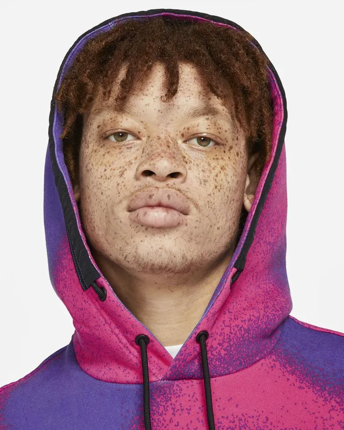 Hoodies And Sweatshirts Men Nike Paris SaintGermain Psychic Purplehyper Pinkblack