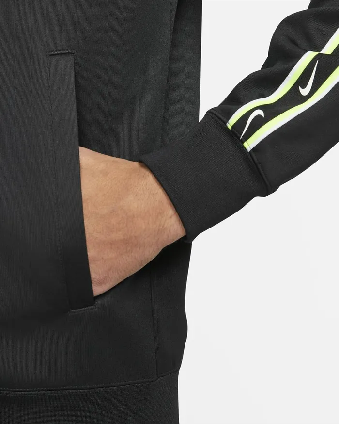 Hoodies And Sweatshirts Men Nike Sportswear Repeat Blackblackvolt