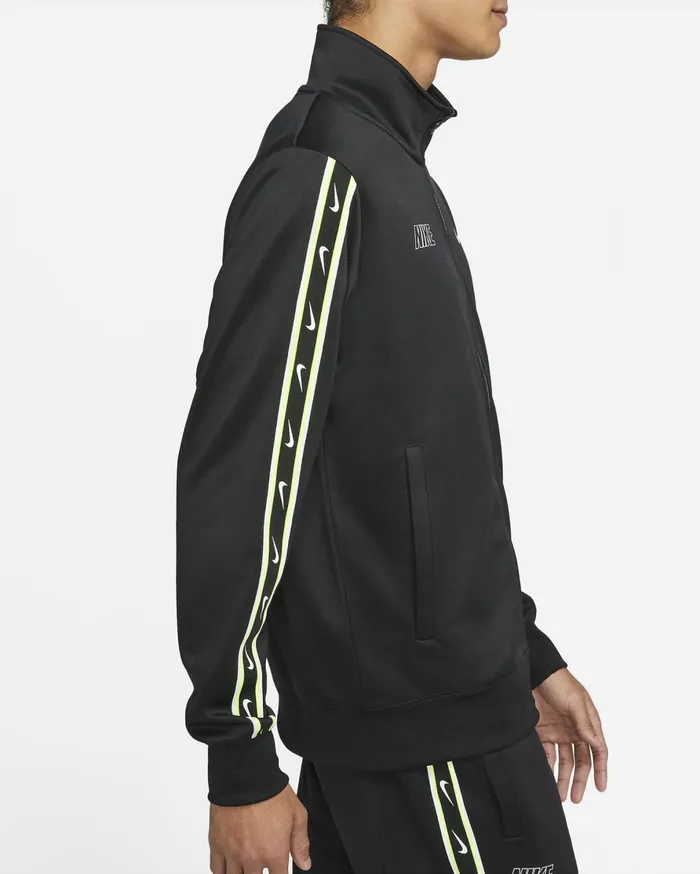 Hoodies And Sweatshirts Men Nike Sportswear Repeat Blackblackvolt