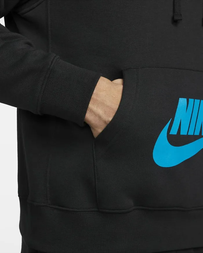 Hoodies And Sweatshirts Men Nike Sportswear Standard Issue Black