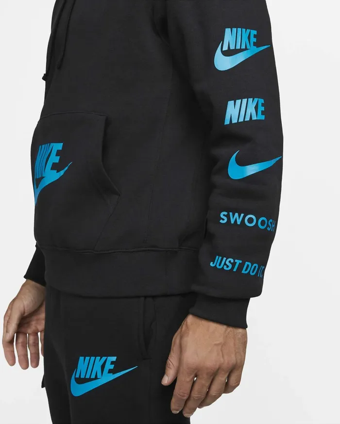 Hoodies And Sweatshirts Men Nike Sportswear Standard Issue Black