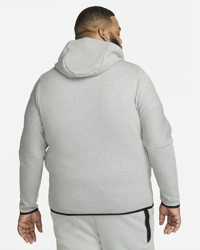 Hoodies And Sweatshirts Men Nike Sportswear Tech Fleece Dark Grey Heatherblack