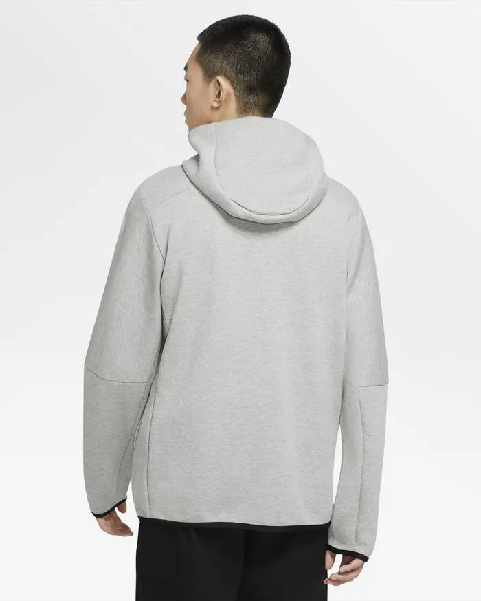 Hoodies And Sweatshirts Men Nike Sportswear Tech Fleece Dark Grey Heatherblack