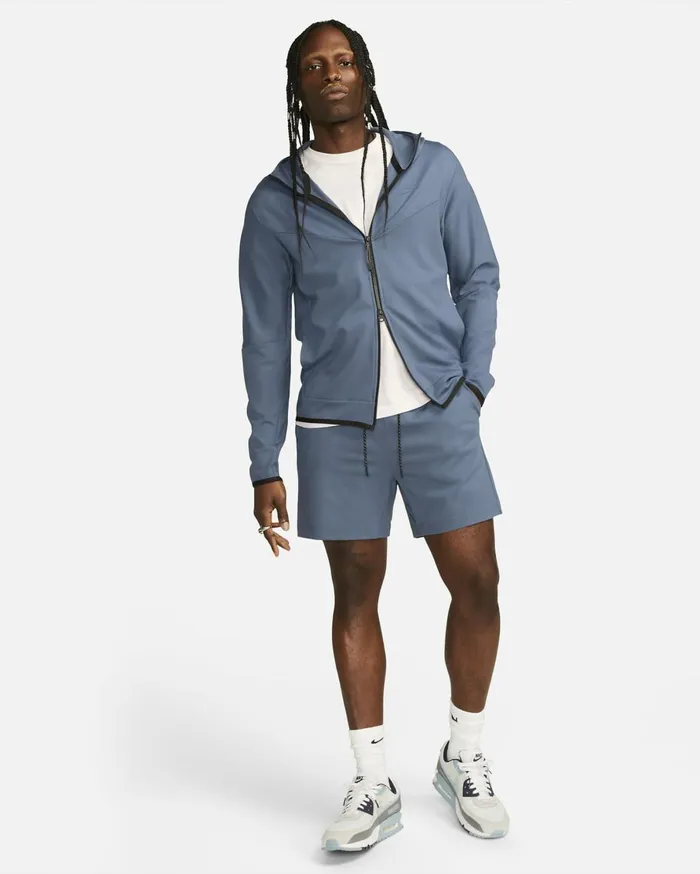 Hoodies And Sweatshirts Men Nike Sportswear Tech Fleece Lightweight Diffused Bluediffused Blue