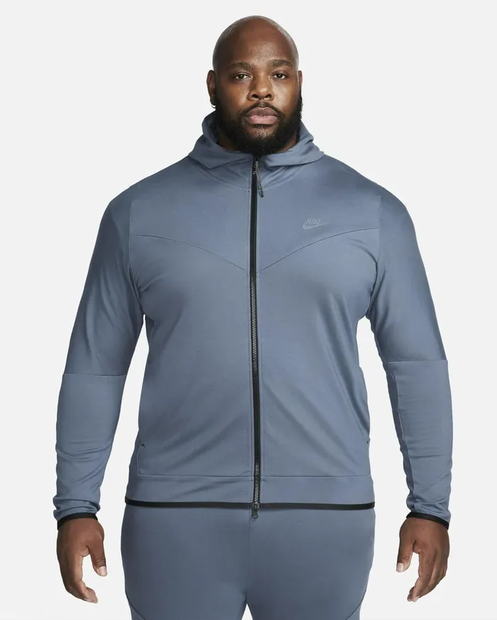 Hoodies And Sweatshirts Men Nike Sportswear Tech Fleece Lightweight Diffused Bluediffused Blue
