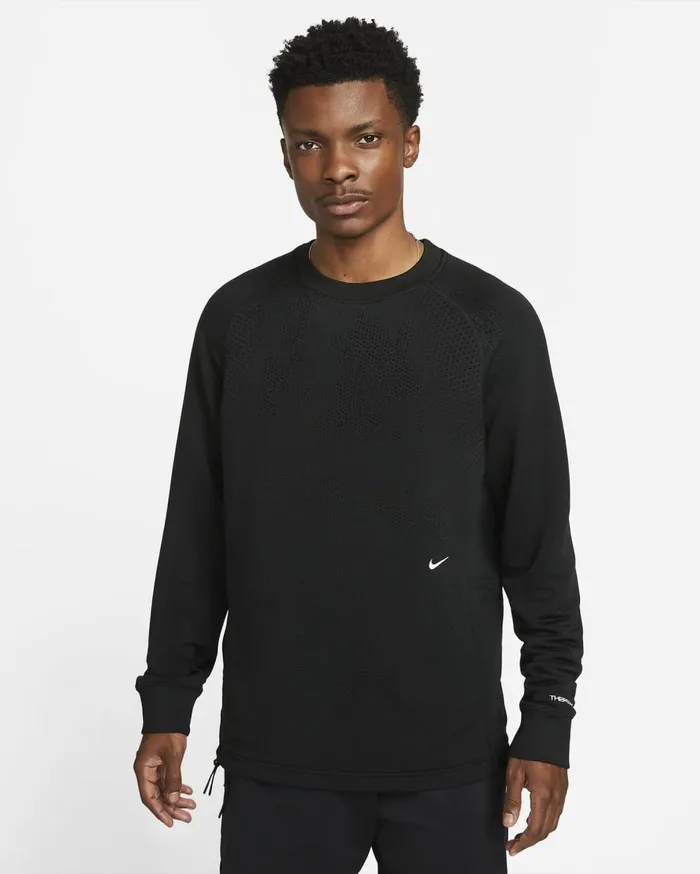 Hoodies And Sweatshirts Men Nike ThermaFIT ADV APS Blackwhite
