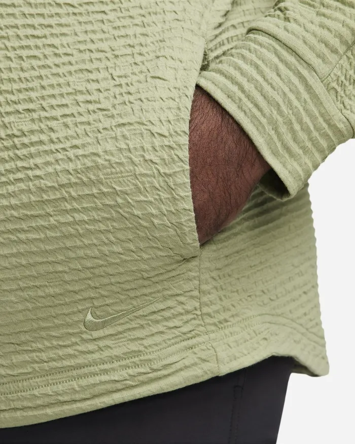 Hoodies And Sweatshirts Men Nike Yoga Oil Greenoil Green