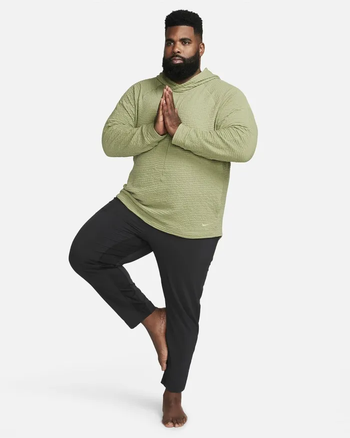 Hoodies And Sweatshirts Men Nike Yoga Oil Greenoil Green