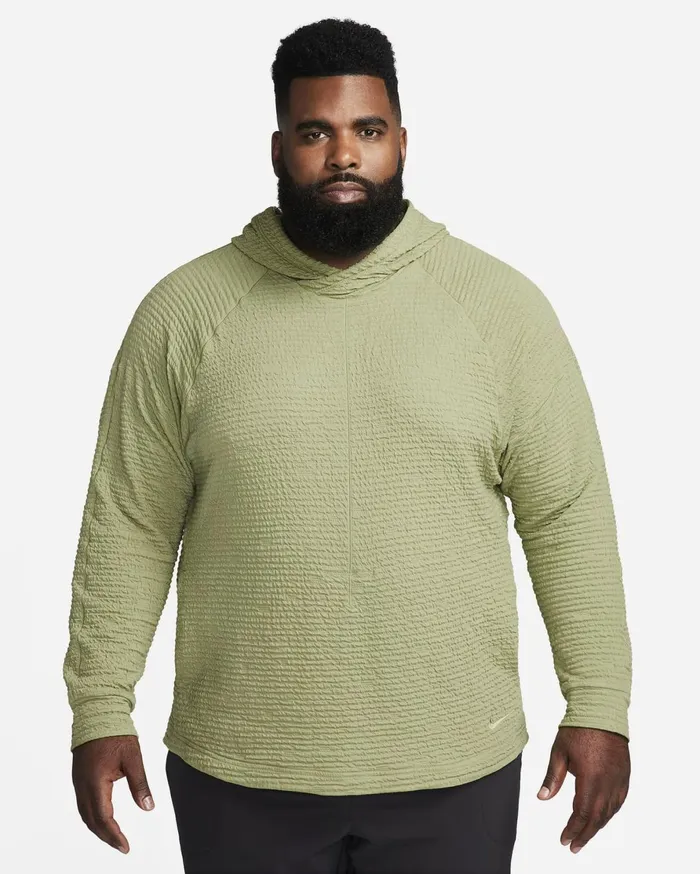 Hoodies And Sweatshirts Men Nike Yoga Oil Greenoil Green