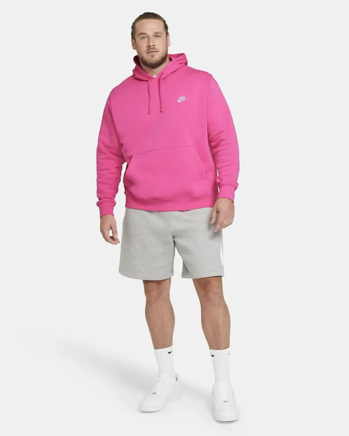 Hoodies And Sweatshirts Women Nike Sportswear Club Fleece Pinksiclepinksiclewhite