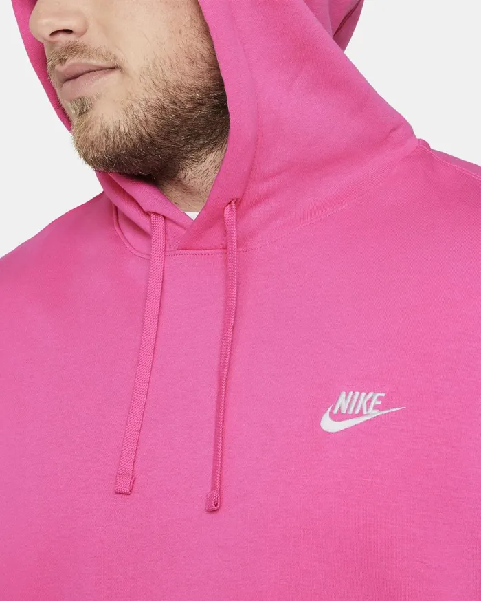Hoodies And Sweatshirts Women Nike Sportswear Club Fleece Pinksiclepinksiclewhite
