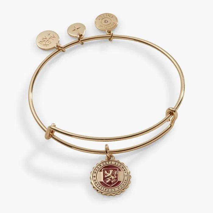 Iconic Women Alex And Ani Harry Potter Gryffindor House Charm Bangle Gold