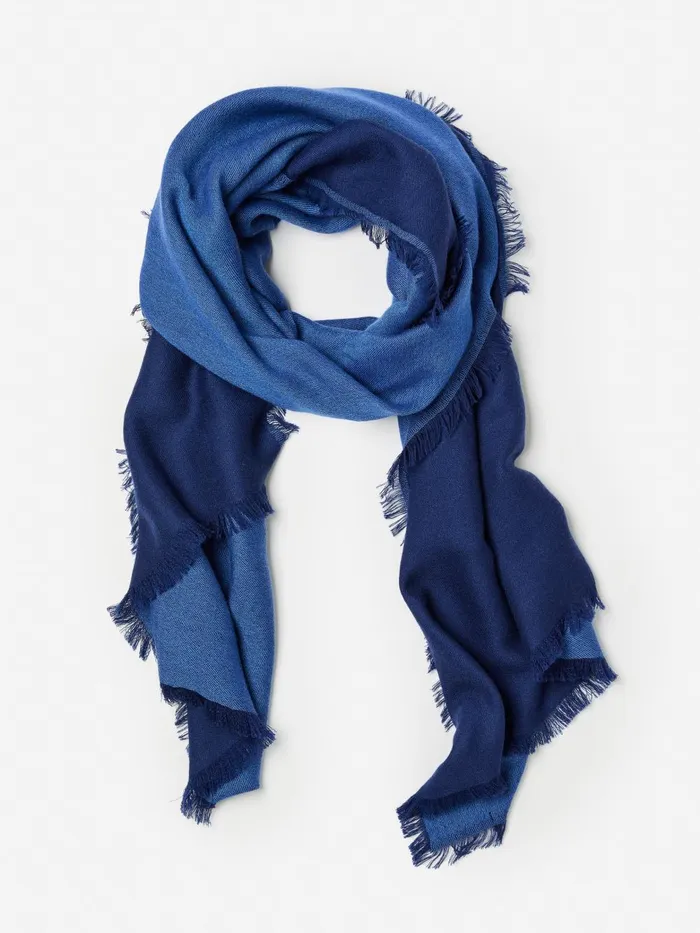 JMclaughlin Carey Cashmere Scarf Navyjmc Blue Women Scarves