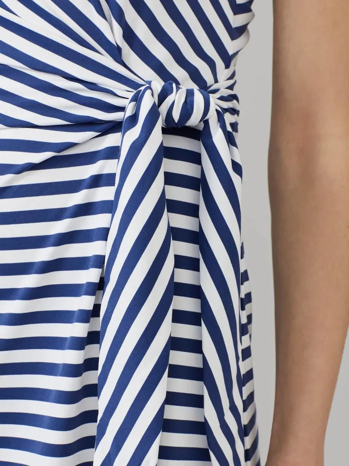 JMclaughlin Elora Dress In Bangle Stripe Whitelight Navy Women Dresses JMclaughlin Elora Dress In Bangle Stripe Whitelight Navy Women Dresses
