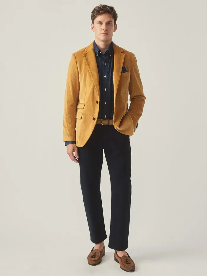 JMclaughlin Suffolk Corduroy Sport Coat Corn Men Jackets and Outerwear JMclaughlin Suffolk Corduroy Sport Coat Corn Men Jackets and Outerwear