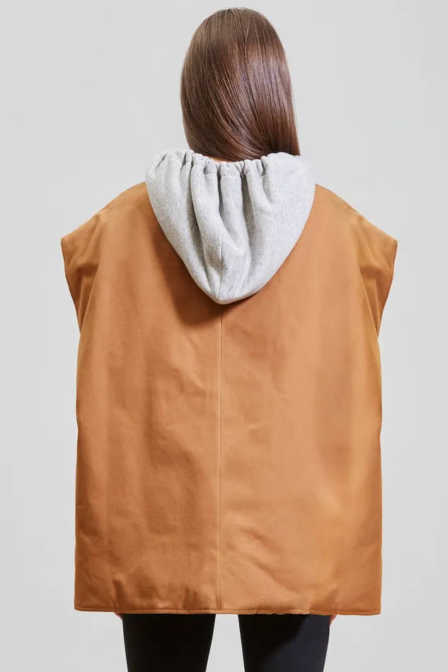 Jackets and Coats Oversized Workwear Vest 8211 Tan 8211 R13 Women